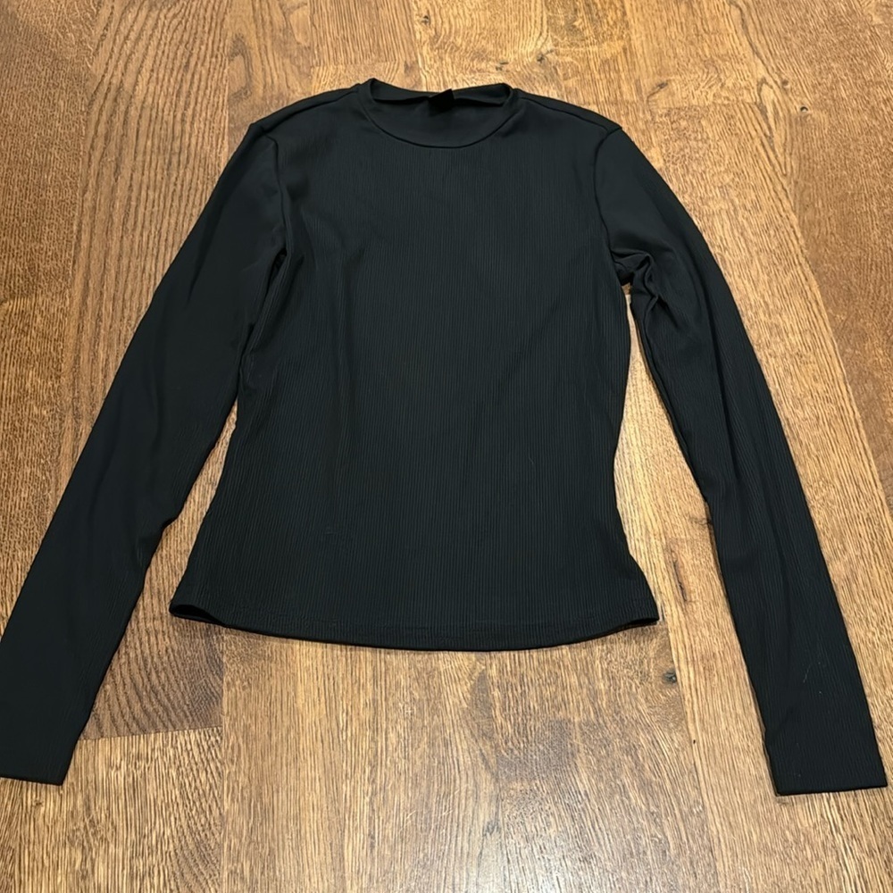 SHEIN Women’s Long Sleeve Tee Black Size XS